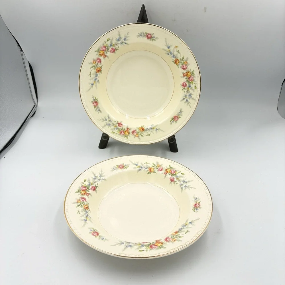2 HOMER LAUGHLIN EGGSHELL GEORGIAN CERAMIC 8